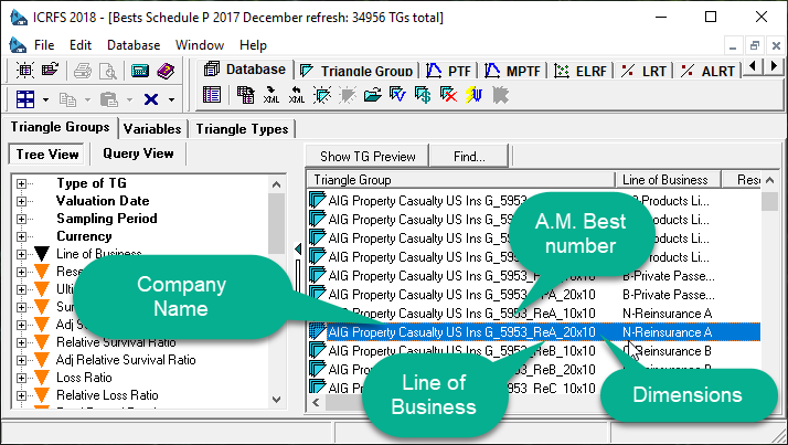 Inside the Best's Schedule P database