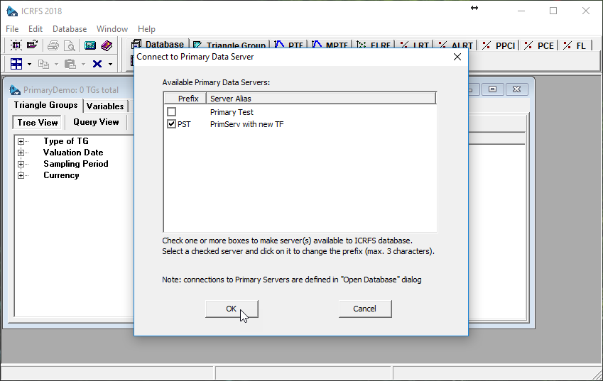 Empty Database and Connect to Server