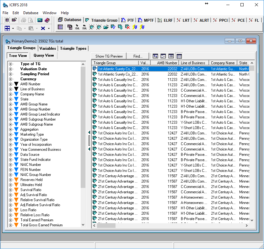 Final look of Database